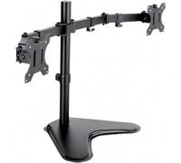 Techly Supporto da scrivania per 2 Monitor 13-32'' con base