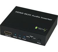 Techly 103687 Inseritore Audio HDMI 4K2K Nero