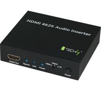 Techly 103687 Inseritore Audio HDMI 4K2K Nero