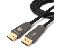 Techly Cavo Ottico Attivo DisplayPort 1.4 Active Optical Cable 8K@60Hz 32.4 Gbps