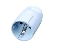 Techly 104691 Presa Standard Tedesca 16A Schuko Bianco