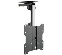 Techly Staffa TV da Soffitto Dritto e Inclinato per TV LED/LCD 17''-37'' Nero