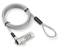 Techly 107296 Lucchetto di Sicurezza per Notebook a Combinazione per HP Nano Silver