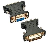 Techly 108583 Adattatore Video Analogico DVI Maschio a VGA Femmina Nero