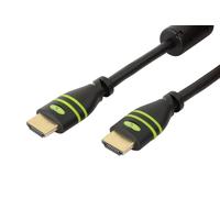 Techly 108866 Cavo HDMI™ High Speed con Ethernet A/A M/M con Ferrite 10m Nero