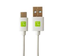 Techly Cavo USB 109405 – USB A Maschio / USB-C Maschio 2 m Bianco