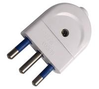 Techly 300170 Spina Italiana 16A Bianca Bianco