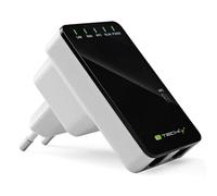 Techly Ripetitore Router Wireless 300N da Muro Repeater2