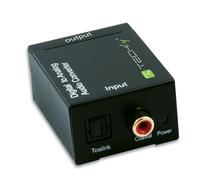 Techly 301139 Convertitore Audio da Digitale SPDIF ad analogico Nero