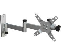 Techly Supporto a muro per TV LED LCD 13-30'' inclinabile 3 snodi silver (ICA-LCD 104)