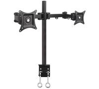 ICA-LCD-482-D - Supporto monitor 2x morsetto LCD 13'' - 27'', orizzontale