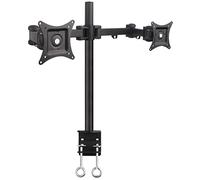 ICA-LCD-482-D - Supporto monitor 2x morsetto LCD 13'' - 27'', orizzontale