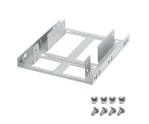 Techly 301979 Kit di Montaggio per HDD da 2.5" su Alloggio da 3.5" Grigio