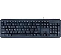 Techly Tastiera 104 tasti USB layout americano Nero
