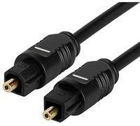 Techly 303140 Cavo Audio Ottico Digitale Toslink (SPDIF) M/M 0,5m ø 2.2mm Nero