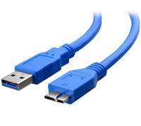 Techly Cavo USB 304871 USB 3.2 Superspeed A/Micro B 3 m Blu
