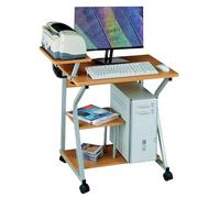 Techly 305700 Scrivania per Computer Compact Faggio