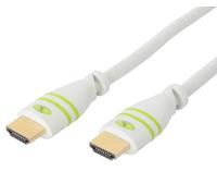 Techly 306912 Cavo HDMI™ High Speed con Ethernet A/A M/M 2 m Bianco Bianco