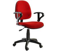 Techly 307513 Sedia per Ufficio Easy Colore Rosso Rosso