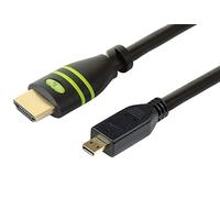 Cavo HDMI 19 pin maschio A / Micro HDMI maschio D 2m Ethernet 1.4 3D high-speed