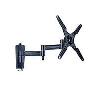 Techly Supporto a Muro per TV LED LCD 13 - 37'' Inclinabile 3 Snodi Nero