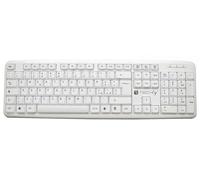 Computer - Tastiera - Tastiera 105 Tasti Usb Standard, Colore Bianco