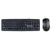 Techly Kit tastiera e mouse standard wired USB 2.0