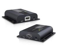 Techly Extender HDMI 360899 con IR su cavo Cat.6 fino a 120m Nero