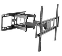Techly Staffa da muro 361247 - Doppio braccio per TV 37-70'' VESA 600x400 Nero