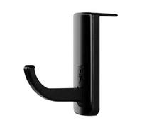 Techly 361728 Supporto Cuffie Adesivo Universale per Monitor e Scrivania Nero (2 Pezzi) Nero