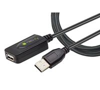 Techly 362213 Cavo Prolunga Attivo Extender USB Hi Speed Estensore di Segnale 5m Nero Nero