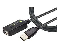 Techly 362220 Cavo Prolunga Attivo Extender USB Hi Speed Estensore di Segnale 20m Nero Nero
