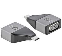 Techly 362435 Adattatore da USB-C™ a VGA Nero/Argento
