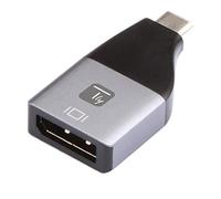 Techly 362442 Adattatore Convertitore da USB-C™ a DisplayPort Nero/Argento