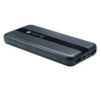 Techly 362558 Power Bank Smartphone 10000 mAh 20W USB-C™ 3 Porte Output con Cavo Nero