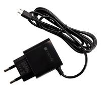 Techly 362831 Caricabatterie Alimentatore Micro USB 5V 1A per Smartphone Tablet Nero Nero