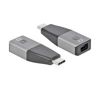 Techly 363494 Adattatore da USB-C™ a Mini DisplayPort MDP 4K a 60Hz Nero/Argento
