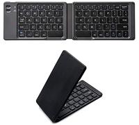 Tastiera Pieghevole Bluetooth USB per Tablet Smartphone iOS Android e Windows