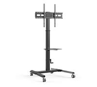 Techly Trolley da Pavimento con Mensola per TV LCD/LED/Plasma 32-70''
