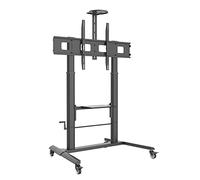 Techly Supporto a Pavimento per TV con Altezza Regolabile per TV da 52'' a 110''