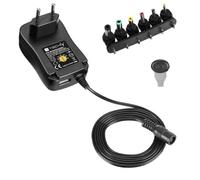 Techly Alimentatore Universale Regolabile 27W AC/DC 3V-12V 2250 mA con 6 Spine D