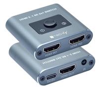 Techly Switch 2x1 HDMI 2.1 8K