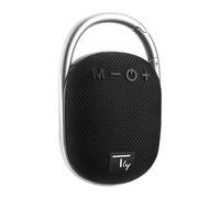 Techly 365689 Mini Altoparlante Wireless BT V5.3 Speaker Luce LED Vivavoce TF USB Nero Nero