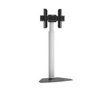 Techly 366518 Supporto da Pavimento per TV da 32" a 65" Nero/Argento