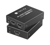 Techly Extender HDMI 4K@60Hz su Cavo Cat.6/6A/7 Fino a 50m PoC