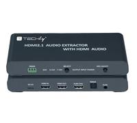 Techly Estrattore Audio HDMI 2.1 LPCM7.1 ARC 8K Audio 3.5'' e Toslink SPDIF