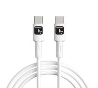 Techly 366891 Cavo USB-C™ Maschio/Maschio USB 2.0 2m Bianco Bianco