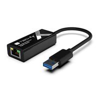 Techly 367041 Adattatore di Rete Gigabit USB Tipo A SuperSpeed Nero