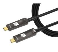 Techly Cavo Audio/Video Ottico Attivo USB-C™ M/M AOC Fibra Ottica 4K 15m