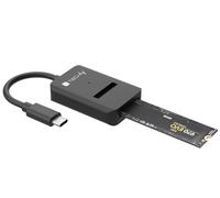 Techly 368055 Adattatore SSD da USB-C™ a NVMe/SATA M.2 Nero
